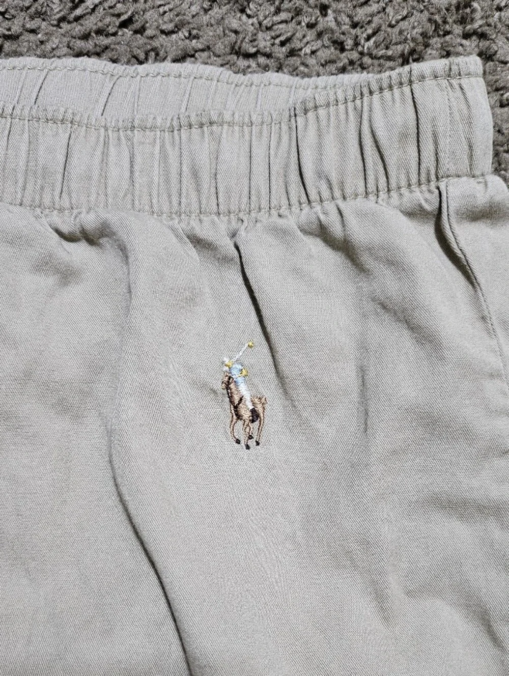POLO RALPH LAUREN MEN'S LOUNGE PANTS SIZE L TAN